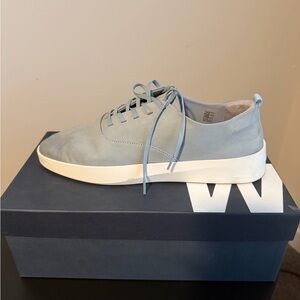 Wolf & Shepherd Pacer Suede Sneaker Slate Blue Men's 11 — Like New